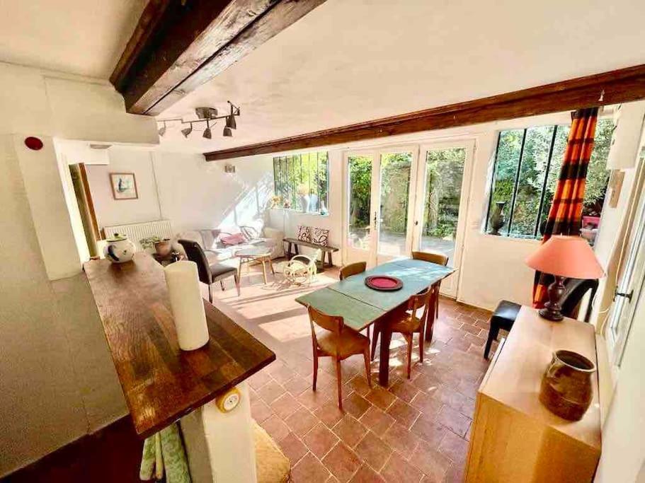 Charmante Maison Dans Jardin, Calme, 55M2- 2Ch, Metro, Tres Proche Paris Vitry-sur-Seine Esterno foto